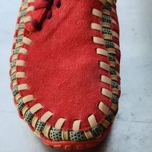NIKE Air Footscape Woven Chuka Knit Red Suede  Sneakers Size 11. Nike Womens Air Footscape Woven Shoes – Extra Butter main image 4